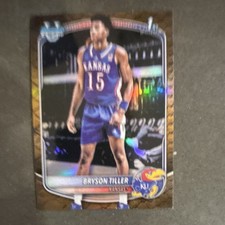 Topps Chrome Bryson Tiller #3CP2 Kansas Jayhawks NCAA Basketball 2006-07