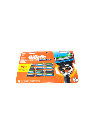 Gillette Fusion5 ProGlide Razor Blades for Men - 12 Refills