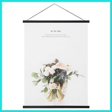 Magnetic Poster Frame Hanger,15x21 15x23 15x30 Light Wood Wooden Magnet Frame...