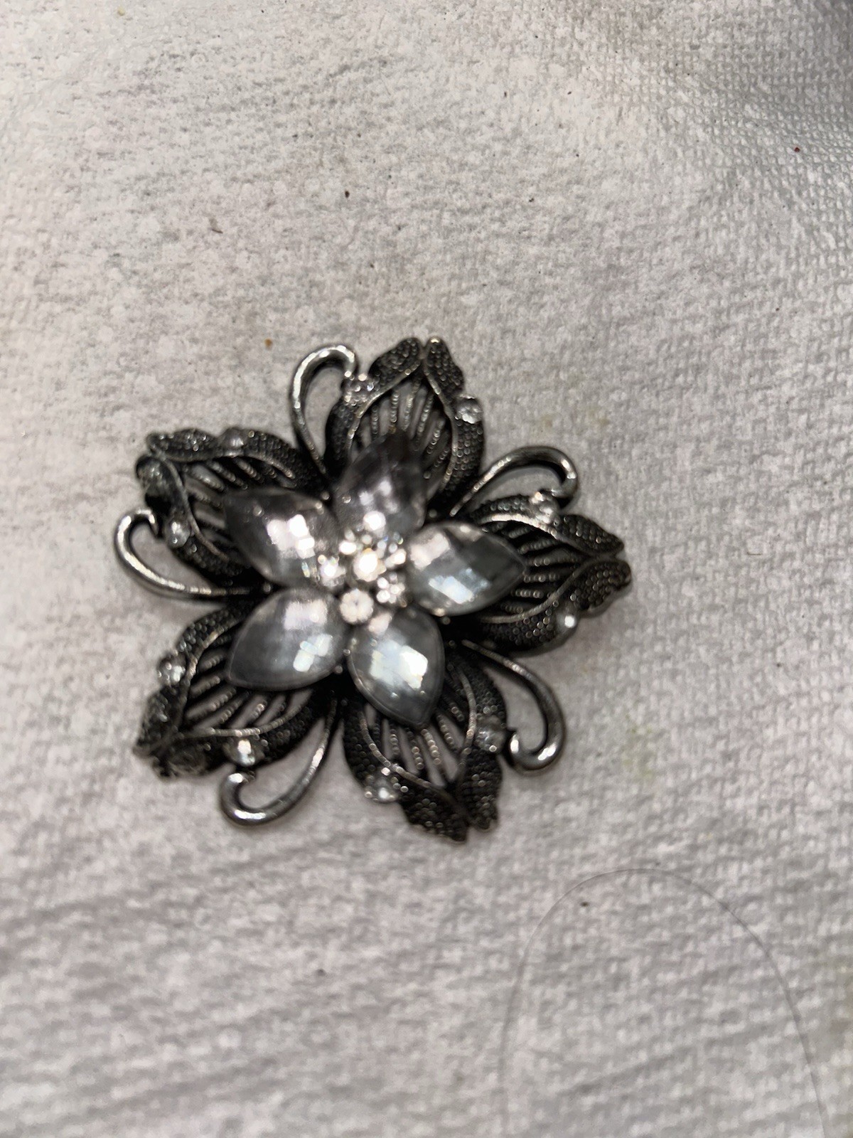 Vintage Statement Stretch Adjustable Large Flower… - image 10