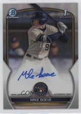 2023 Bowman Draft Chrome Prospect Refractor 329/499 Mike Boeve #CDA-MB Auto 1k9t