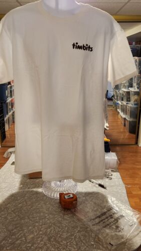 TIM HORTON'S COFFEE Tim Bit Two Sided T- Shirt XL New - Picture 4 of 4