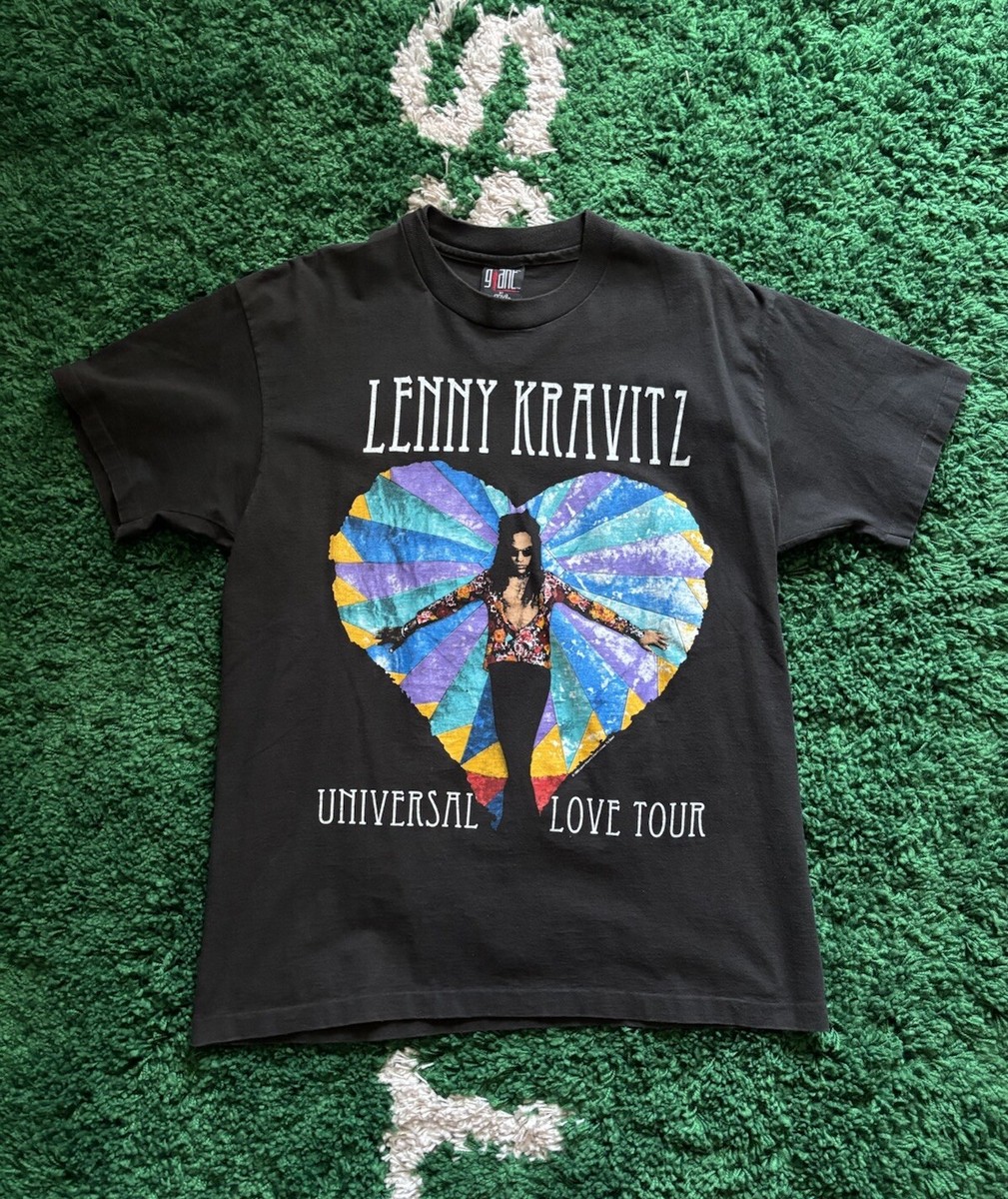 Lenny Kravitz Tシャツ 1993 UNIVERSAL LOVE Vintage 1993 Lenny Kravitz Universal Love Tour Shirt XL
