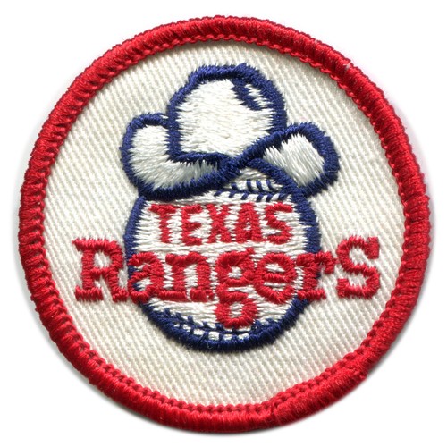 1973 TEXAS RANGERS MLB BASEBALL KRAFT FOODS VINTAGE 2" TEAM LOGO PATCH - Picture 1 of 3