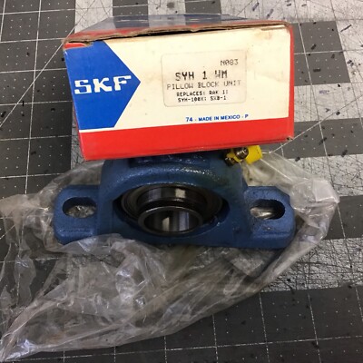 SYH 1 WM SKF New Ball Bearing Pillow Block Replaces Rak 1: (LMP68I)