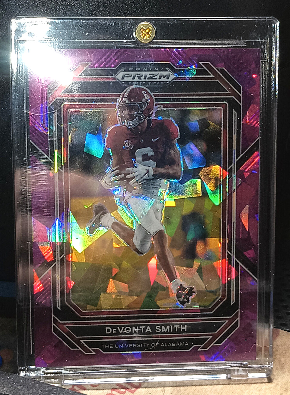 2023 Panini Prizm Draft Picks Prizms Purple Ice #31 DeVonta Smith 096/149