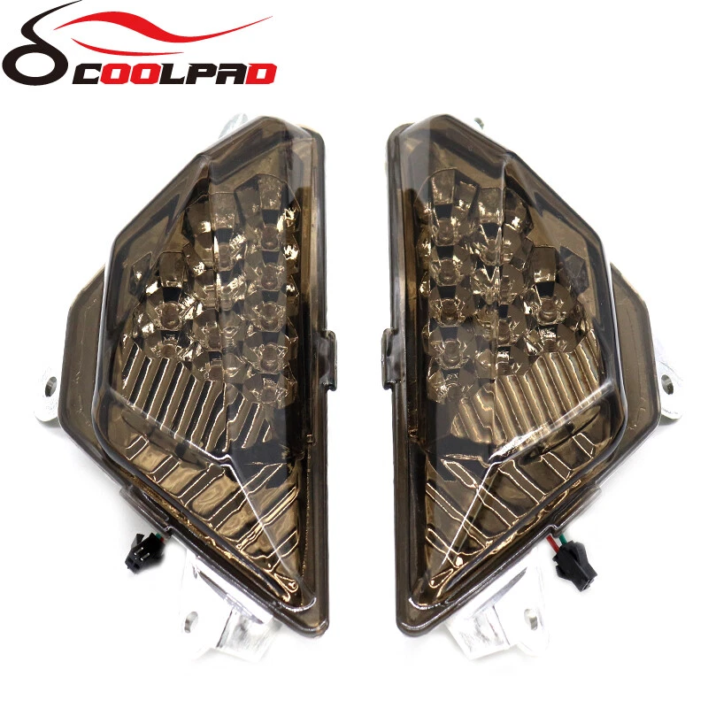 Luz de señal de giro delantera indicadora LED de humo para Kawasaki Ninja ZX-6R ZX636 13-18 Foto 2 de 3
