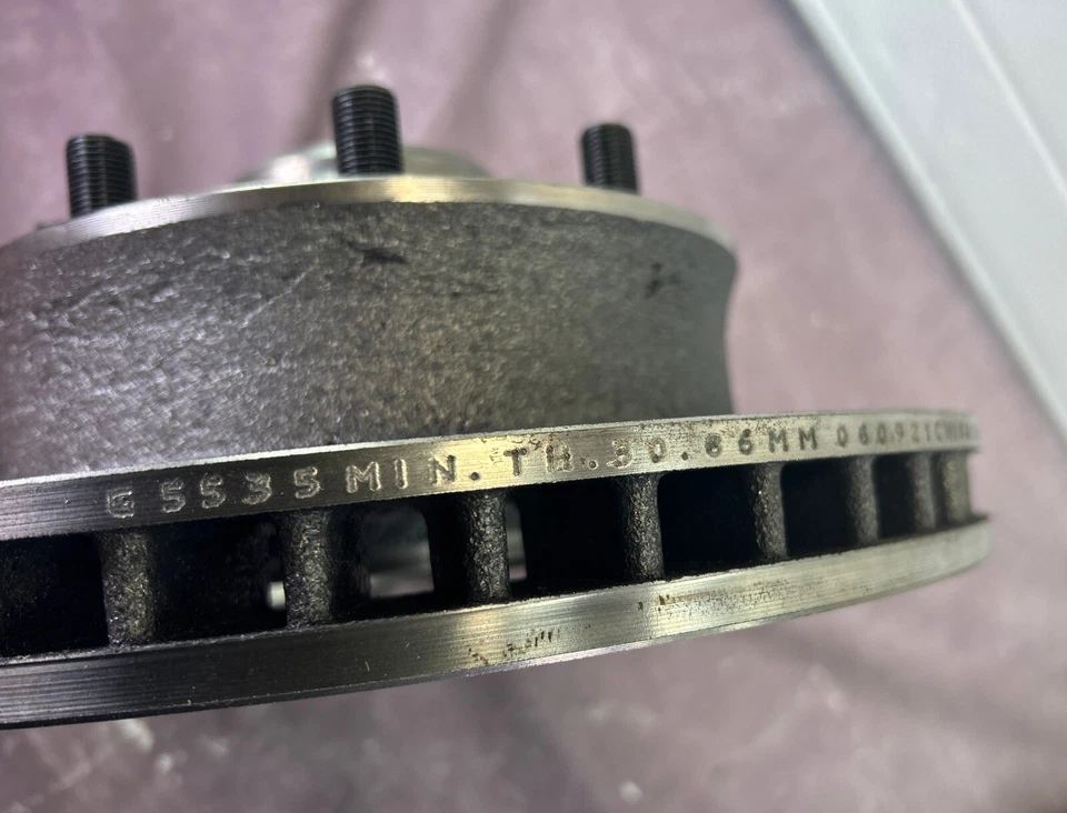 Rotor de freno de disco delantero Bendix PRT1186 para camioneta Chevy C20 Suburban GMC Van Foto 4 de 4