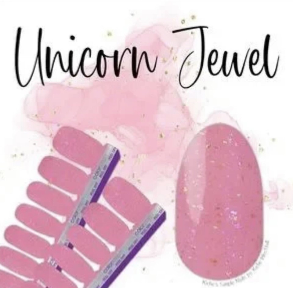 Color Street UNICORN JEWEL Pink Limited Edition Holographic Glitter