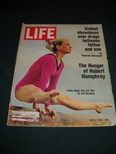 Life Magazine May 5, 1972 Cathy Rigby Olympic Star The Hunger of Hubert Humphrey