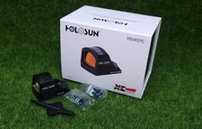 Holosun 2 MOA Red Dot Open Solar Reflex Sight, RMR Footprint - HS407C X2