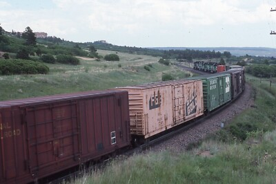 #ad #ad Original Train Slide Train Boxcars FGE Burlington Northern 1988 #36 $4.60