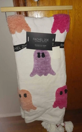Rachel Zoe Ghost Blanket Multi Color NWT Viral Halloween Tik Tok 2024