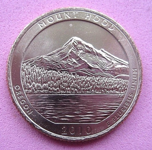 2010-D America the Beautiful Quarters Mount Hood — photo from the most recent tracked eBay sale