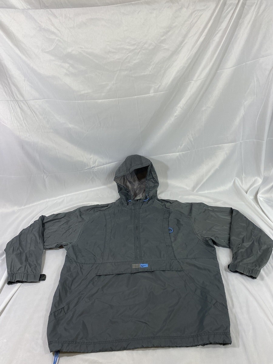 Vintage Y2K 2000's Nike Hex Nylon Paneled Half Zip Pullover