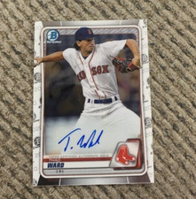 2020 Bowman Chrome Thad Ward Auto Autograph On Card BOSTON Red Sox CPA-TW