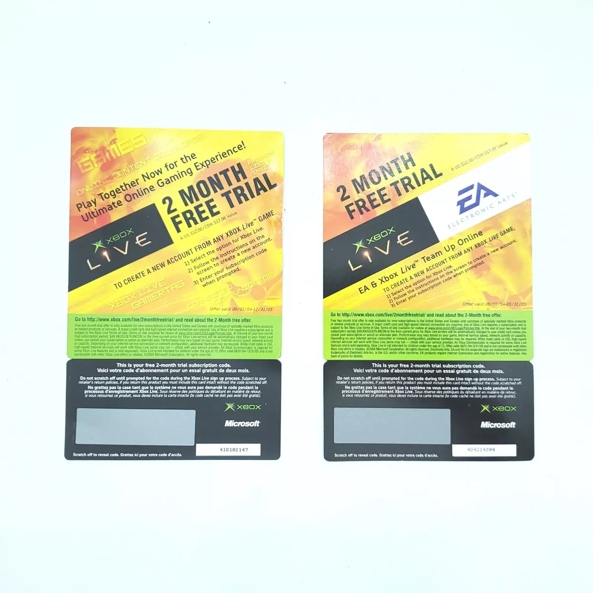 Free unused xbox live cheap codes