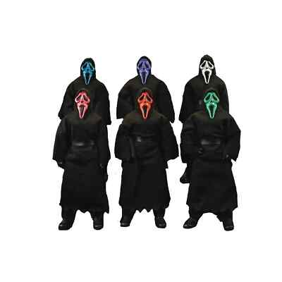 Ghostface Movies-Ghost face Complete SET of 6X  8'' Figures MEGO SCREAM MOVIES