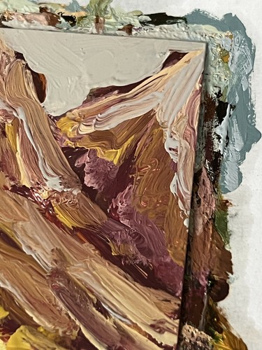 Grand Canyon Original Oil Painting Abstract Expressionist Landscape Canyon Art - Picture 7 of 15