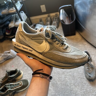 Size 13 - Nike LDV Waffle x Fragment Design x Sacai Gray