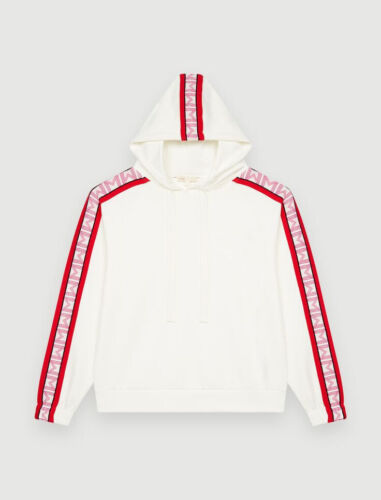 Maje Women's Hoodie Size 1 / S Hooded Hoodie MFPSW00062 - Picture 4 of 9