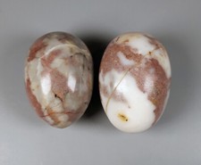 2x Marmor Ei Naturstein Marmorei