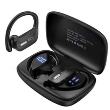 Wireless Earbuds Bluetooth Headphones 48H Play Back Earphones in Ear Waterpro...