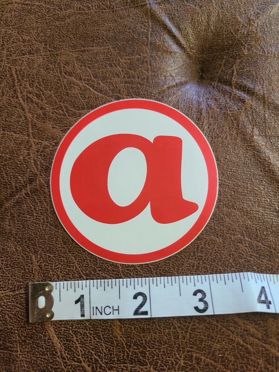 Vintage Airwalk skateboard sticker skate shoes decal Red | eBay