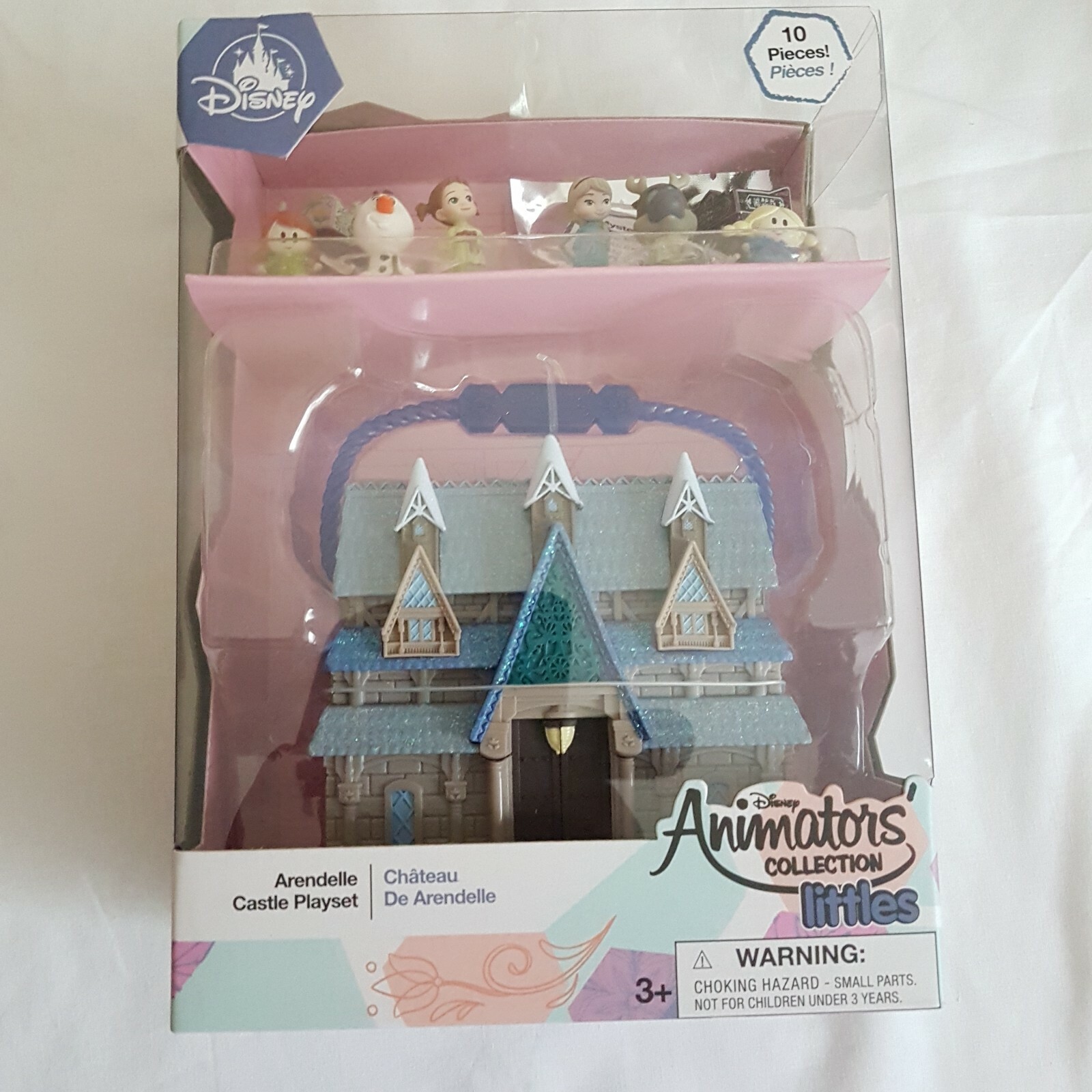 Disney Store Animators Micro Playset Jasmine Palace, Frozen, Belle