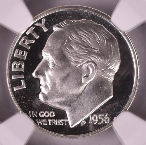 1956 Roosevelt Silver Dime - NGC PF69 - Looks CAM 
