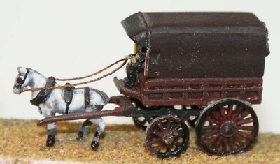 Horse Drawn Cart Parcel Transporter 1 Pferd E14 Unlackiert n Spur Langley Models
