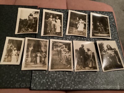 Early 1900's Wedding photos of Bride Groom Bridesmaids UK