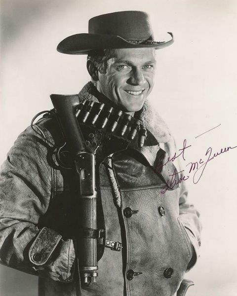 REPRINT - STEVE MCQUEEN Autographed Signed 8 x 10 Photo Poster RP Man Cave