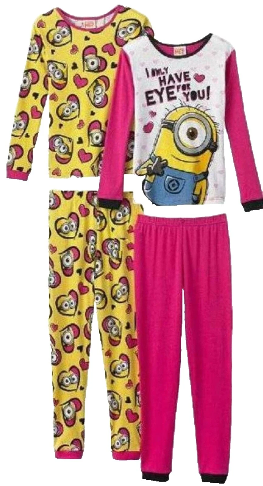 小黄人尺寸 4 睡衣女