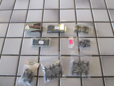 lot of misc. vintage passenger car/freight car trucks ect. H O SCALE