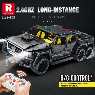 Reobrix Set Trattore Con Mattoncini 22027 – 1741 Pezzi Per Adulti – Veicolo RC Con 6 Motori E Controllo APP – Modello Da Costruzione Educativo STEM – Regalo Tecnico Per Ragazzi E Ragazze 14+ - 2