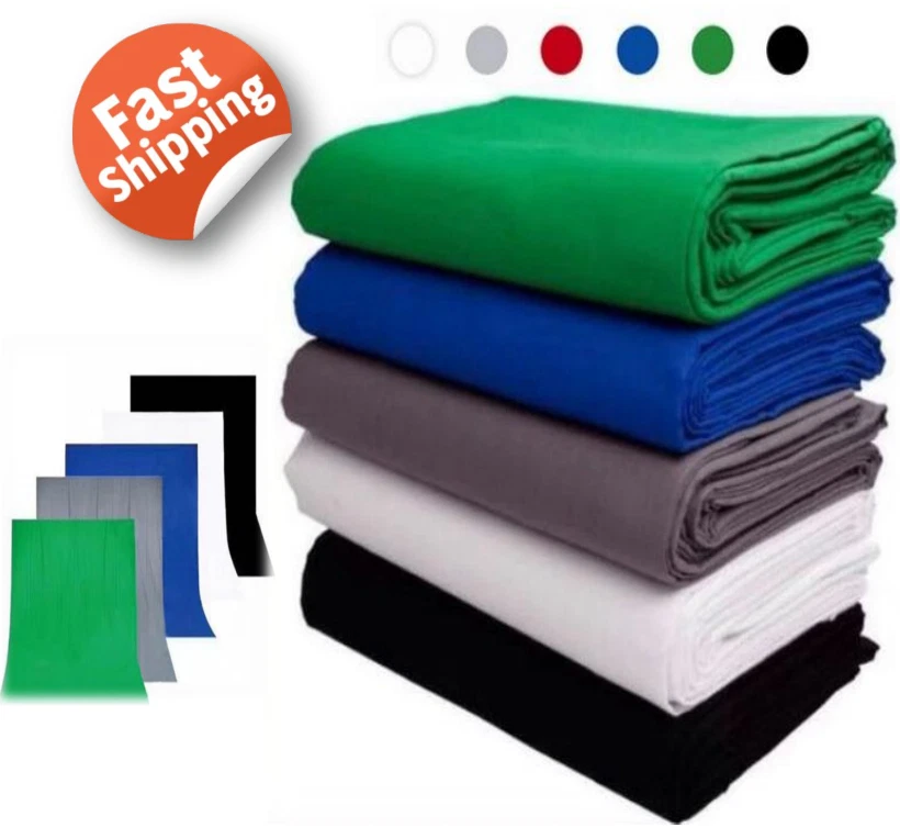 2/3/6m Photo Backdrop Photography Cotton Muslin Studio Background Studio muslin - Imagem 2 de 4