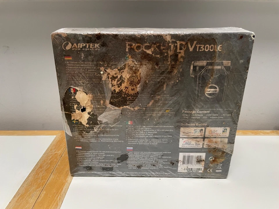 AIPTEK Video Camera Pocket DV TV300LE Boxed Sealed Stabiliser Night Voice 11MP - Image 4 of 4