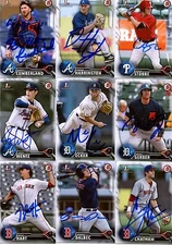 DREW HARRINGTON SIGNED 2016 BOWMAN DRAFT PROSPECT ROOKIE CARD AUTO