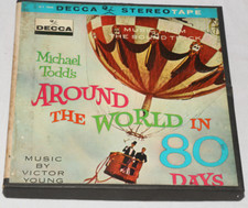 Around The World In 80 Days OST Reel to Reel Tape 4-Track 7 1/2 IPS Tested