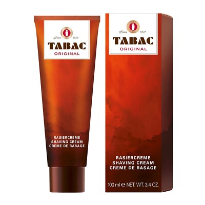   TABAC ORIGINAL Rasiercreme Rasierschaum mit dem Duft von Tabac Original 100ml 