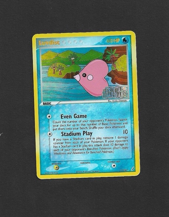 Pokémon TCG Luvdisc #7 2006 Pokemon EX Crystal Guardians Reverse Holo