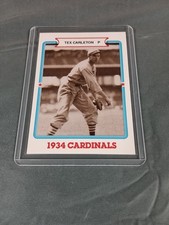 1987 TCMA Baseball's Greatest Teams 1934 St Louis Cardinals Tex Carleton N/M.