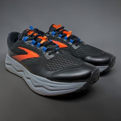 Brooks Caldera 6 Running Shoes Mens 11.5 Black Orange Blue Trail Sneakers