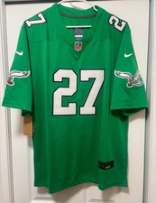 Quinyon Mitchell 27 Kelly Green Jersey - Mens Large - New - 100 Stitched