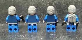 Lego Death Watch Mandalorian Warrior Minifigure Lot X4 sw0296 7914
