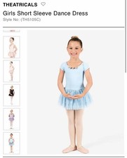 Blue Tutu Dance Leotard New with Tags Girls Small