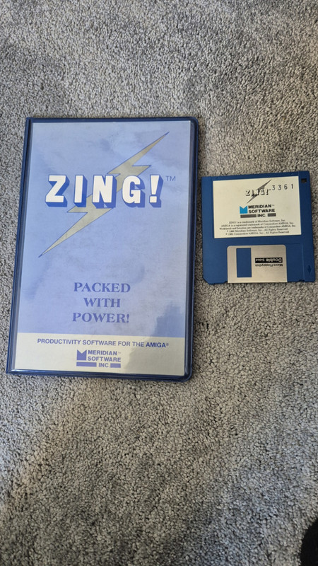 Zing! For The Commodore Amiga, With Free Postage