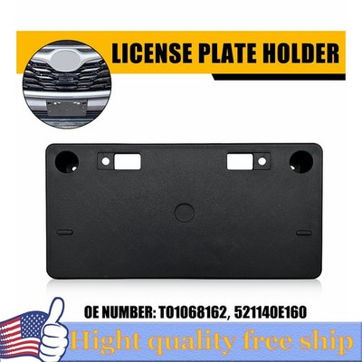 For Toyota Highlander 2020-2024 Front License Plate Tag Holder Mounting Bracket