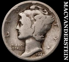 1944-D Silver Mercury Dime - Scarce  Better Date  No Reserve  #G8181